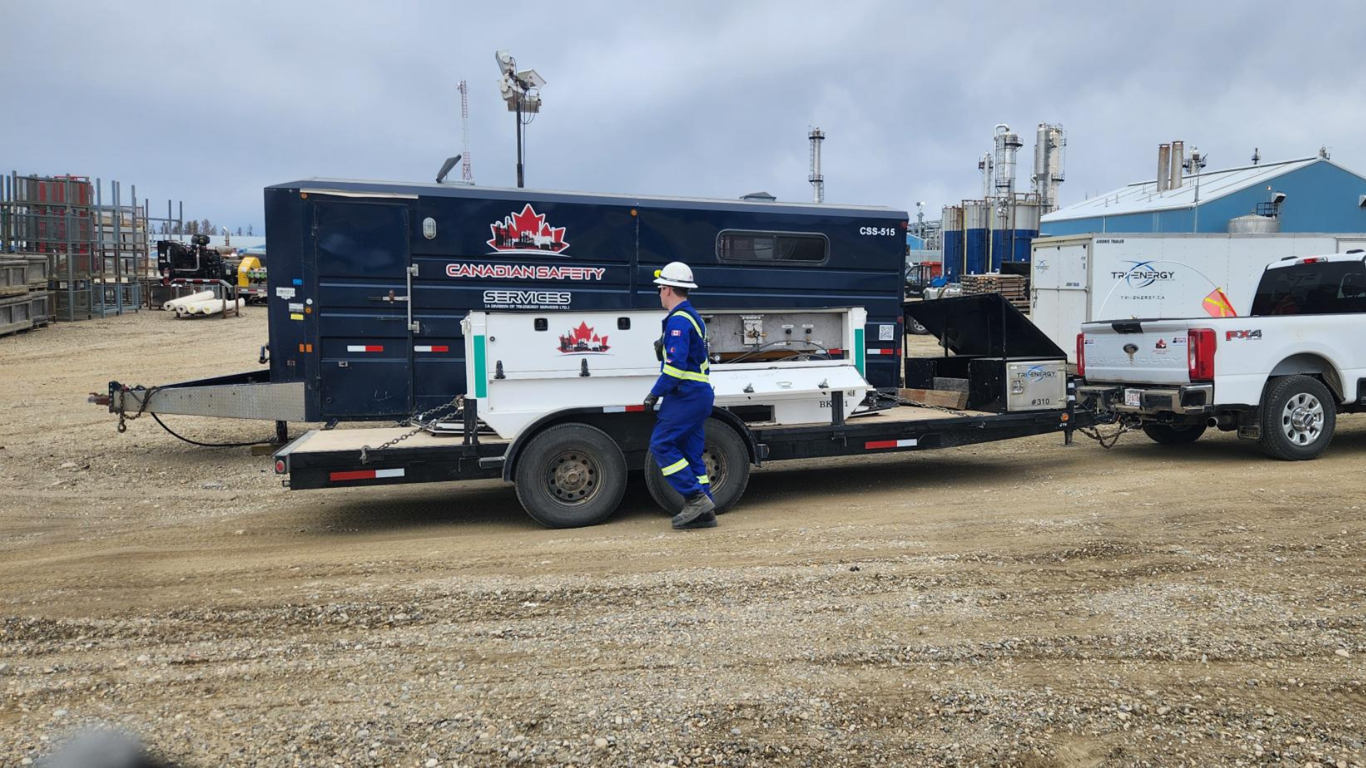 Breathing air system on site in Alberta